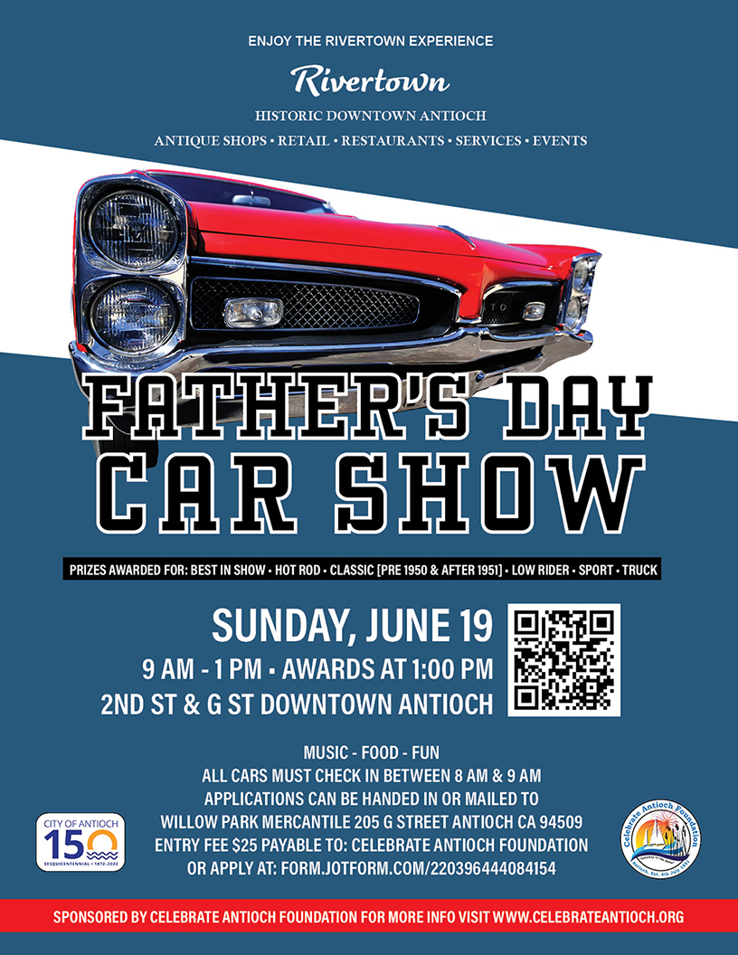 a flier for the Father's Day Car Show event